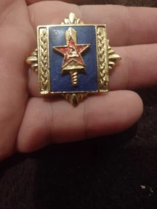 JNA Jugoslawische Armee Politische Akademie Abzeichen - Bild 1 von 5