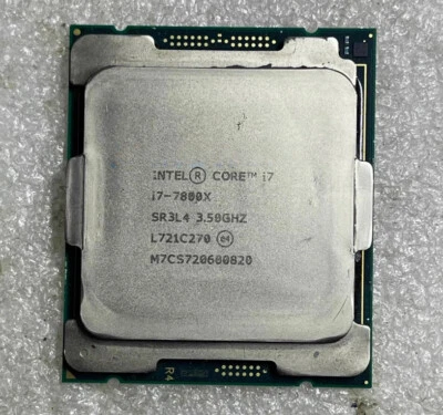 compatibility Intel Core i77800X CPU Processor 6 Core 12 Threads 3.5GHZ LGA 2066 - Image 1 of 4