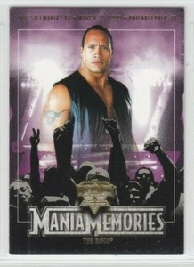 Dwayne THE ROCK Johnson (Rare GOLD FOIL INSERT #80) WRESTLE MANIA XX MEMORIES 04 - Picture 1 of 1
