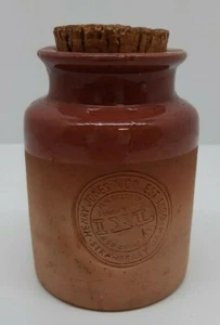 IXL Strawberry Jam Jar Henry Jones & Co Jam Factory South Yarra With Cork Lid - Picture 1 of 6
