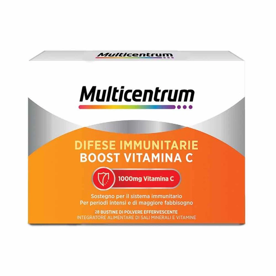 Multicentrum Difese Immunitarie Integratore Vitamina C Sali Minerali, 14 Bustine - Immagine 1 di 1