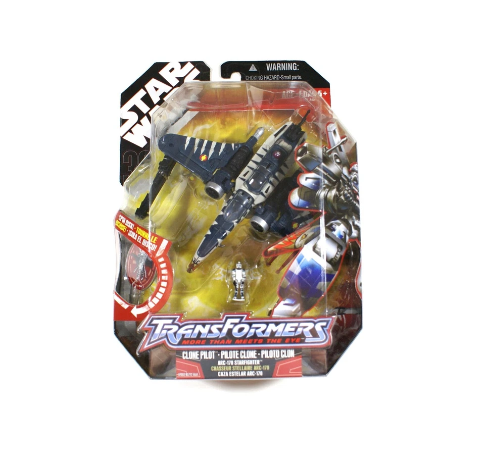 Star Wars Transformers Clone Pilot ARC-170 Factory Sealed Brand New - Image 1 of 4