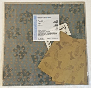 Creative Memories 12x12 Additions Pack of paper & Stickers ~ EARTHY PET   NIP - Picture 1 of 4