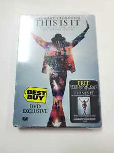 Michael Jackson's This Is It Blu-ray/DVD Steelbook NEU nur Werbehülle - Bild 1 von 3