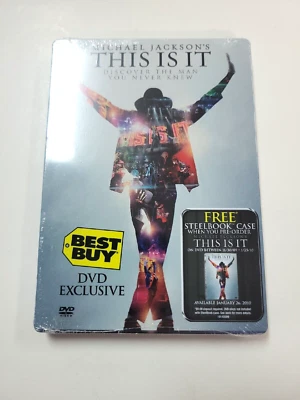Michael Jackson's This Is It Blu-ray/DVD Steelbook NEW Promotion Case Only - Image 1 of 3