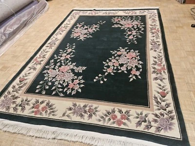 9x12 CHINESE RUG VINTAGE ETHAN ALLEN PEKING AUTHENTIC 100% WOOL ORIENTAL RUG - Image 1 of 4