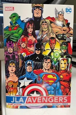 JLA Avengers TPB George Perez Kurt Busiek 2022 Marvel DC Crossover RARO OOP - Imagem 1 de 2