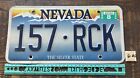 *License Plate, Nevada, The Silver State, 157 RCK