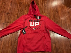 Nike Men’s Atlanta Falcons Sideline Local Lockup Hoodie Sweatshirt Large L NFL - Picture 1 of 10