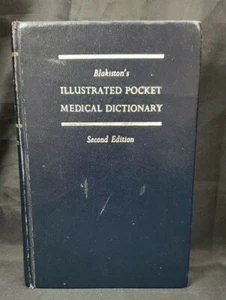Blakiston's illustrated Pocket Medical Dictionary Second Edition Vintage 1960 - Picture 1 of 9