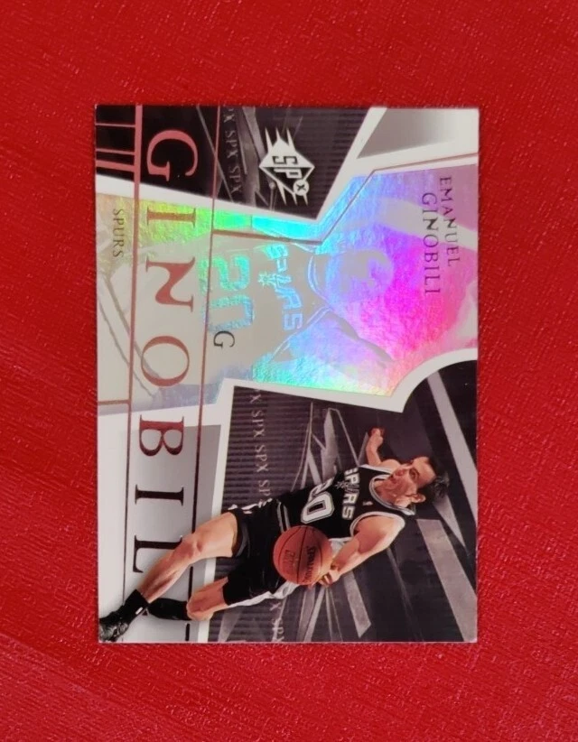 2003-04 Upper Deck SPX #78 Emanuel Ginobili  San Antonio Spurs NBA Card NM-MT+