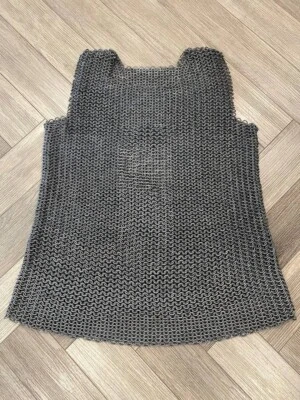 Titanium Chainmail Vest Medieval Chainmail Armor SCA LARP 35 Lbs Rare Vintage - Image 1 of 4