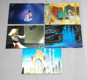 Walt Disney's Cinderella (Skybox 1995) Complete Foil Dufex Chase Card Set (5) - Picture 1 of 2