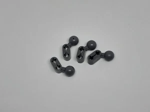 4x Lego® Technic Liftarm Hubarm Kugelgelenk 50923 dunkelgrau Technik - Picture 1 of 2