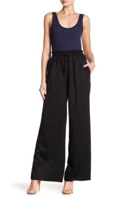 Womens Girl The Vanity Room Wide Leg Jumpsuit Party Pants Black Size Large $144 - Image 1 of 2