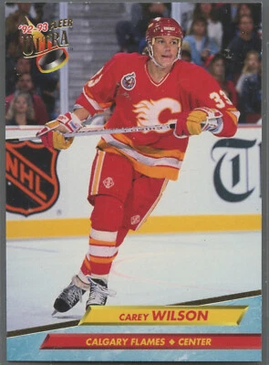 1992-93 Fleer Ultra #272 Carey Wilson Calgary Flames - Image 1 of 2
