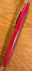 BIC CLIC Retract. Ballpoint Pen, Fire Engine Red, Black Inmk works great!