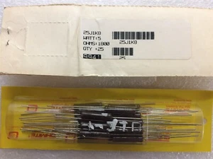 25J1K8 RES OHMITE 1.8K OHM 5W 5% AXIAL 10 PIECES - Picture 1 of 2