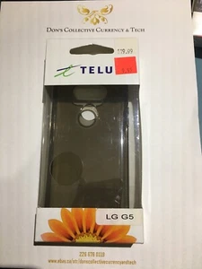 Telus Branded Gelskin Case For LG G5 - Black - Photo 1 sur 2