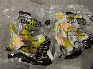 McDonald's Happy Meal Toys 2016 Teenage Mutant Ninja Turtles Michelangelo #7&8 - Picture 1 of 2