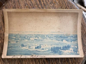 Antike Cyanotypie Foto Kabinett Karte San Diego, Kalifornien - Ende 19. Jahrhundert - Bild 1 von 7