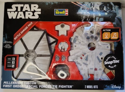 Star Wars Battle Damage Pack Revell model kit SnapTite 2 models SEALED - Image 1 of 4