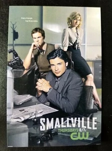 Mini póster impreso promocional de tarjetas postales SMALLVILLE Superman Tom Welling súper raro - Q - Imagen 1 de 2