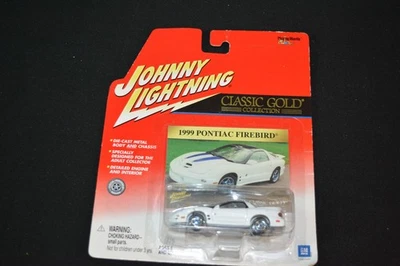 Pontiac Firebird 1999 Johnny Lightning transmisión automática clásico dorado fundido a presión NUEVO Foto 1 de 4