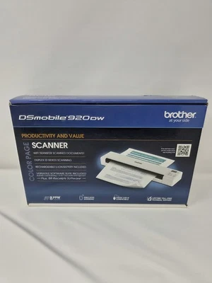 Brother DSmobile 920DW Portable Duplex Color Scanner WiFi USB New Open Box - Image 1 of 4