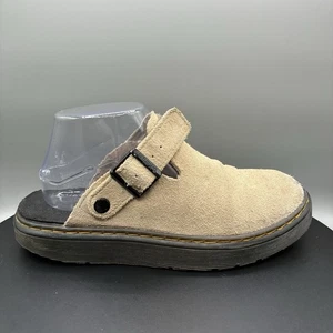 Dr. Martens Carlson Slingback Mules Women’s 8 Beige Leather Slip On - Picture 1 of 9