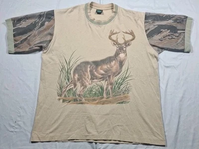 Camiseta de Colección Puntada Única Gráfica Ilimitada Naturaleza Exterior Jersey Manga Grande  Foto 1 de 4