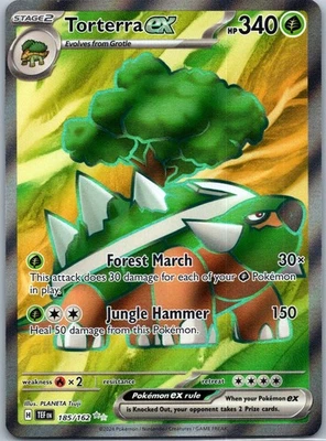 Torterra ex - Ultra Rare SV05: Temporal Forces 185/162 NM - Image 1 of 2