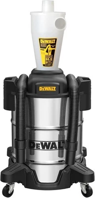 DEWALT Zyklon Staubsauger Filter Staubsammler Trenner mit 38L Edelstahl Behälter