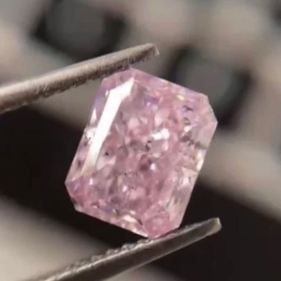 Сертифицированный VVS1 розовый драгоценный камень натуральный цвет D сияющая огранка 8 мм 1 шт. - Изображение 1 из 3