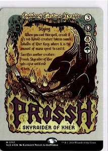 MTG Secret Lair Foil Prossh, Skyraider of Kher 1717 SLD M NM Scan MagicTheGather - Picture 1 of 2