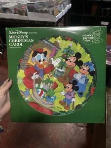 1982 Disney LP record Mickey's Christmas Carol movie picture disc DL 3109 - Picture 1 of 4