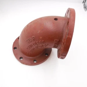 Star C110 D1250 6" Innendurchmesser 11" OD #125 90° Gusseisen Winkel 8 Schrauben - Bild 1 von 4