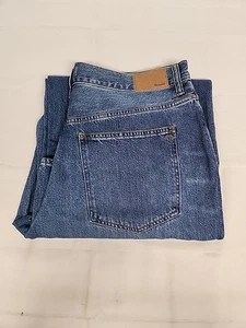 Madewell Superwide-Leg Jeans Blue Denim Men Size 33x32 Excellent Condition - Picture 1 of 11