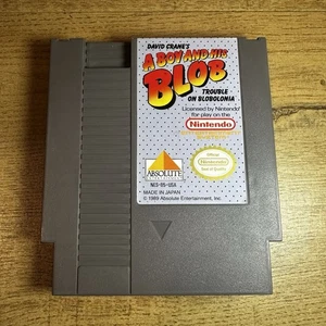 Un ragazzo e il suo blob NES solo carrello gioco originale Nintendo testato - Foto 1 di 3