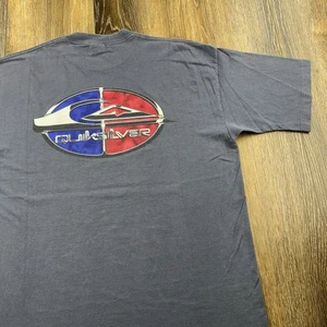 Vintage Quiksilver Shirt Herren XL blau Skateboard Skater Punk Surf 80er 90er USA - Bild 1 von 13
