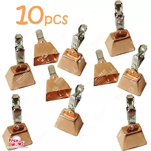 Qty 10 clip morsetto aquila campana di allarme rame allarme esca esche morso allarme NUOVO - Foto 1 di 8