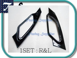 Carbon Fiber Side Scuttle Markers Lamps Panels for MINI COOPER Countryman R60 S - Picture 1 of 3