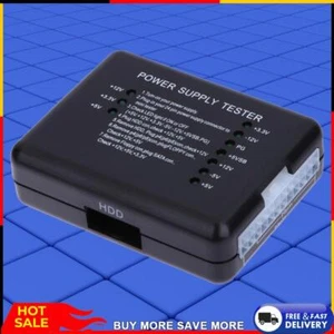 ATX -Stromversorgungs -PSU -Tester mit 20/24 Pin SATA & Molex HDD -Stecker für P - Bild 1 von 5