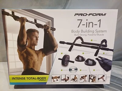 ProForm 7in1 Body Toming Home Gym Intense Fitness Workout Weight Pull Push - Image 1 of 4