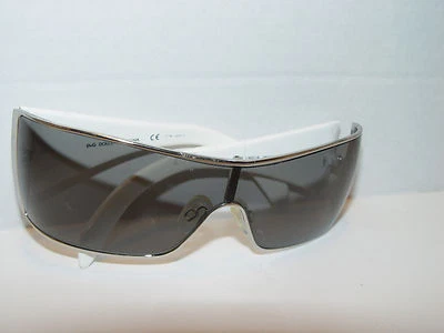 Gafas de sol usadas D&G Dolce&Gabbana blancas 6021-B marcos 62/87 125 3N con piedras Foto 1 de 4