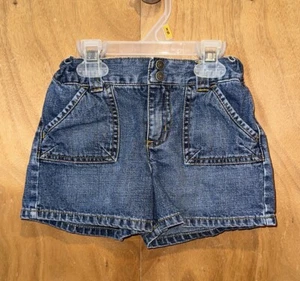 Girl’s Size 5 Adjustable Waist Denim Shorts by Carter’s - Picture 1 of 4