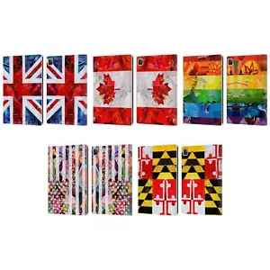 OFFICIAL ARTPOPTART FLAGS LEATHER BOOK WALLET CASE COVER FOR APPLE iPAD - Picture 1 of 11