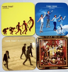 VIER TAKE THAT RECORD COASTER X 4 - Bild 1 von 5