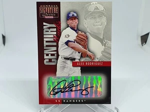 2001 Donruss Signature Series Alex Rodriguez Century Marks Autograph #110 Auto - Picture 1 of 2
