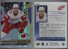 2018 Upper Deck Young Guns Speckled Rainbow Foil Dominic Turgeon #486 Rookie RC